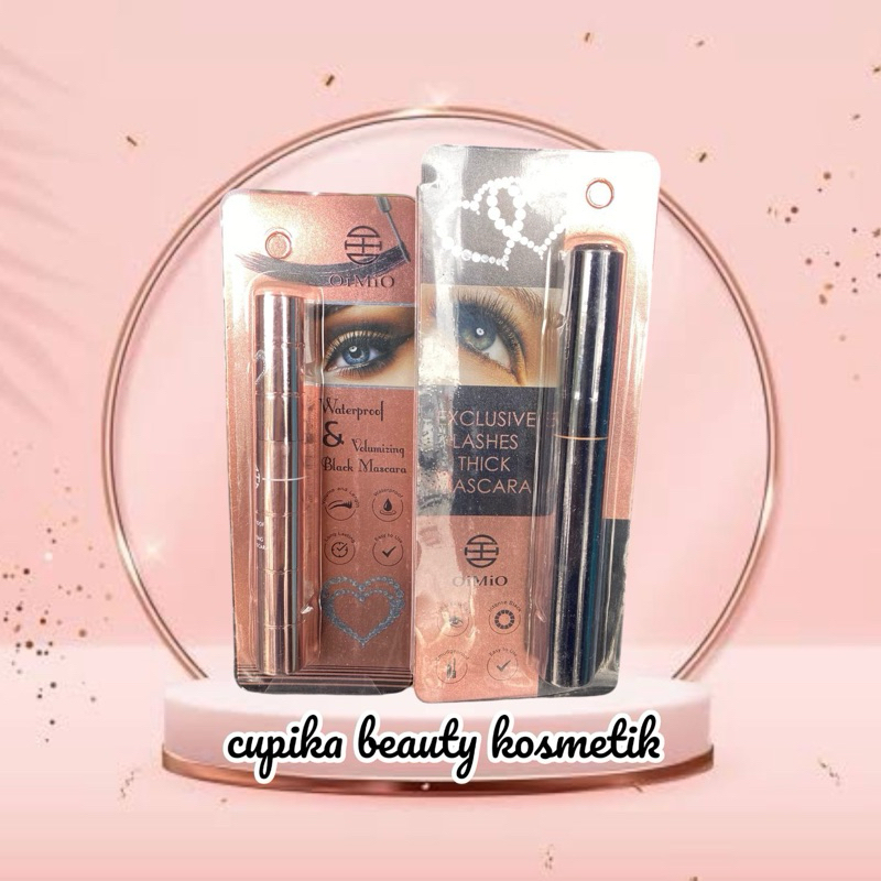 OIMIO MASCARA PINK AND BLACK VOLUME SUPER THICK LONG LASTING WATERPROOF MASKARA - OIMIO