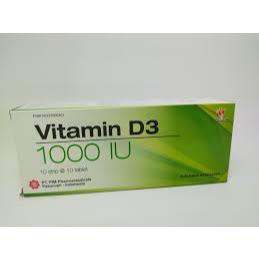 [STRIP] Vit D3 - 1000 UI - Memenuhi Kebutuhan Vitamin D