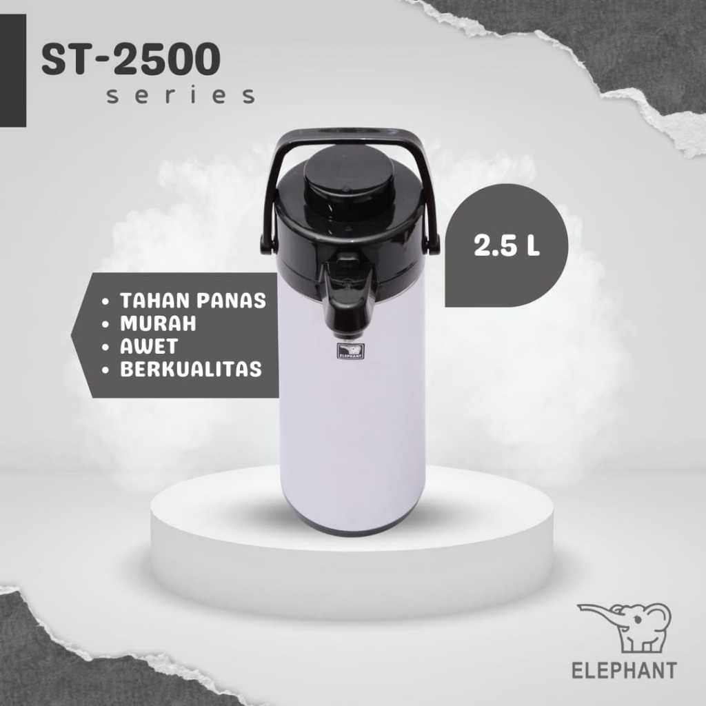 TERMOS AIR PANAS PENCET ST-2500 ELEPHANT 2.5 LITER