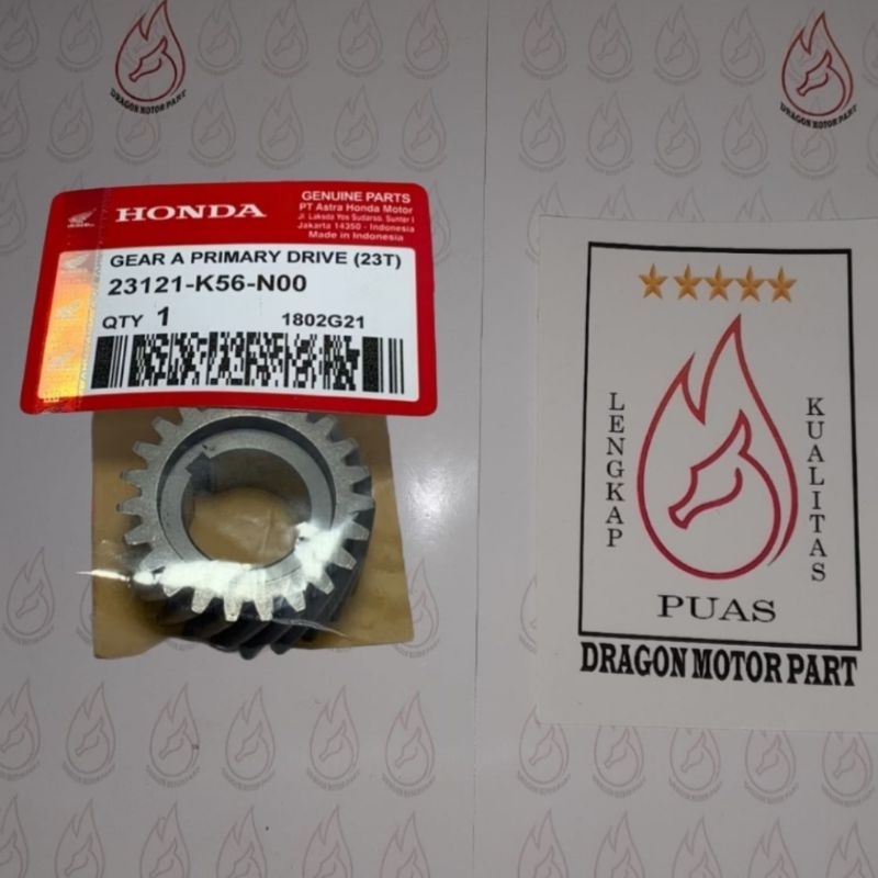 GIGI PRIMER LAWAN KOPLING KRUK AS 23121-K56-N01 CB 150 LED SONIC 150 SUPRA GTR 150 K56 HONDA THAILAN