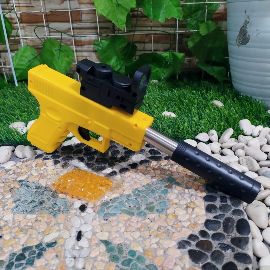 Mainan Senapan Water Gel Bumblebee Tembak Tembakan Pistol Peluru Anak Edukatif