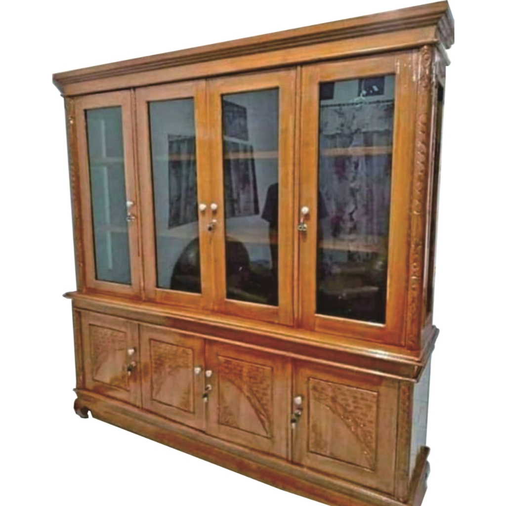 LEMARI PAJANGAN / BUFET DARI KAYU JATI MODEL POLOS