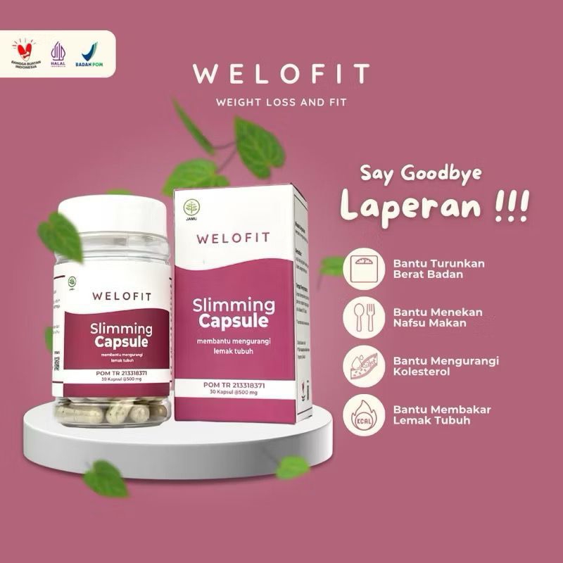 

Welofit Slimming 30 Capsule - Kapsul Diet Pelangsing Herbal Bpom