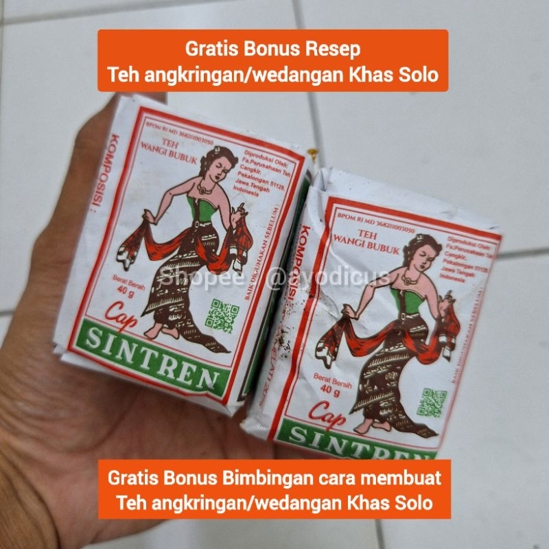 

Teh Solo - Teh Sintren - Ginastel Wagistel - Wangi Kental - Teh Angkringan - Teh Wedangan - Teh Khas Solo