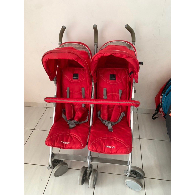 preloved twin stroller/stroller kembar Babyelle Trevi