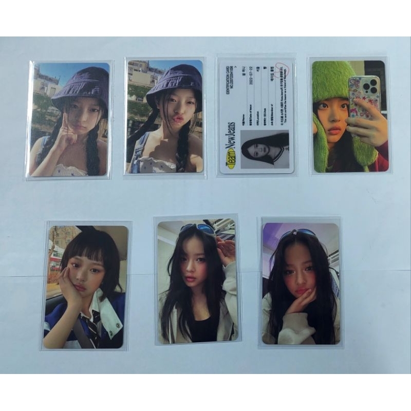 (BACA DESKRIPSI) PHOTOCARD PC HANNI NEWJEANS OMG HOWSWEET