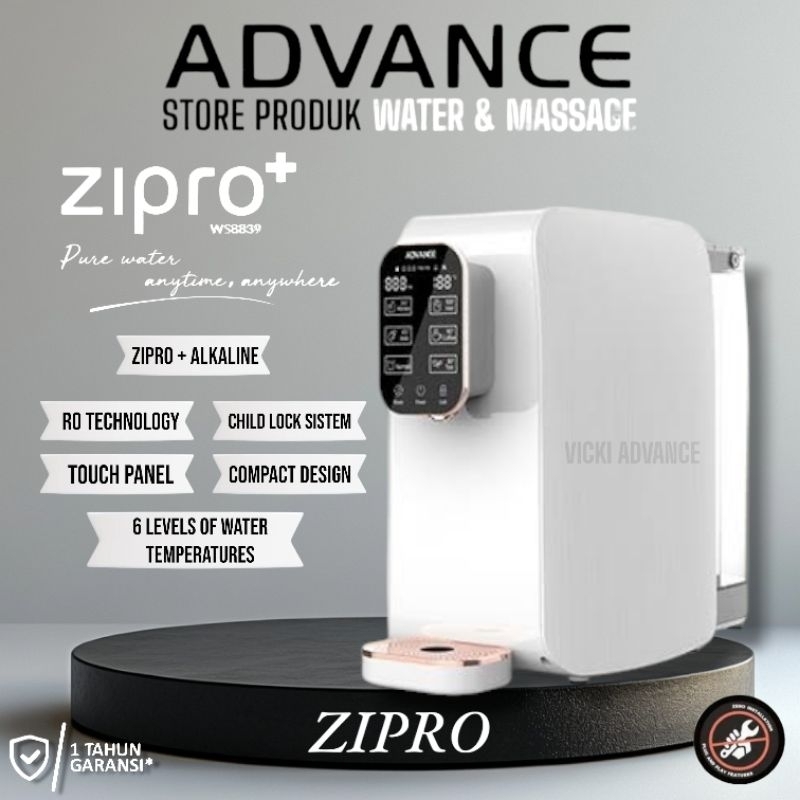 ZIPRO ADVANCE REVERSES OSMOSIS + ALKALINE