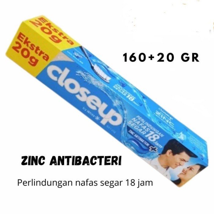 Close up Pasta Gigi Everfresh Icy White 160+20 gr