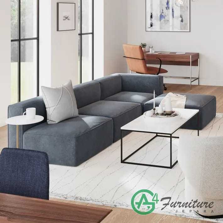 Kursi Sofa Minimalis Remi Model L