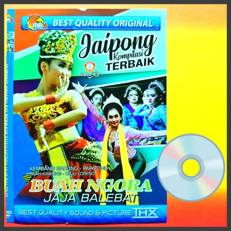 Kaset MP5 Video Musik 48 Lagu Jaipong Sunda Buah Ngora Campuran Album Jaipongan Terbaik Dan Terpopul