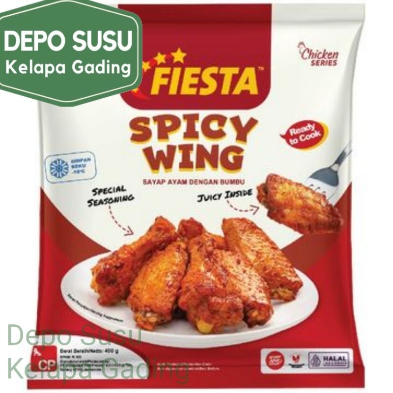 

RB Fiesta Chicken Nugget 400gr / 500gr All Varian Naget Paha Ayam Spicy Wing Karage Karaage Crispy