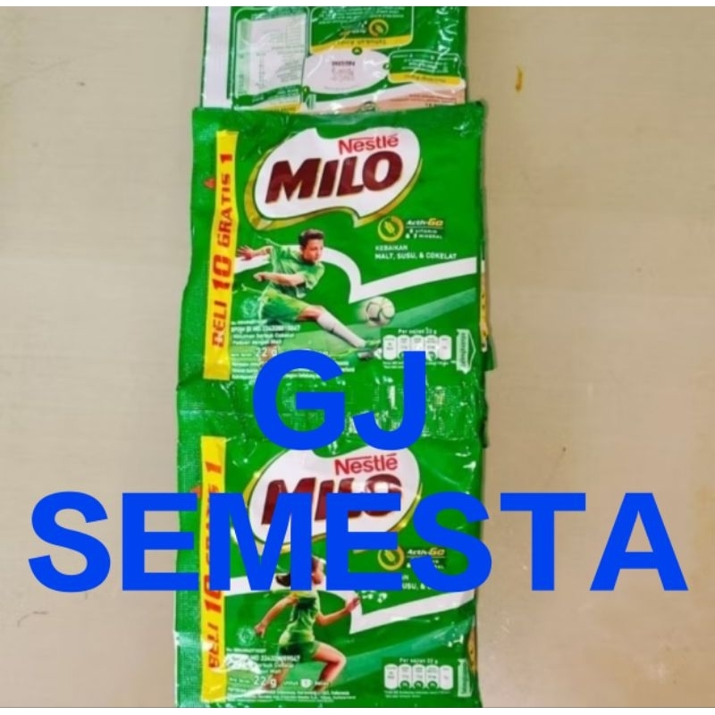 

Milo RENTENG 22Gr x 10 sachet