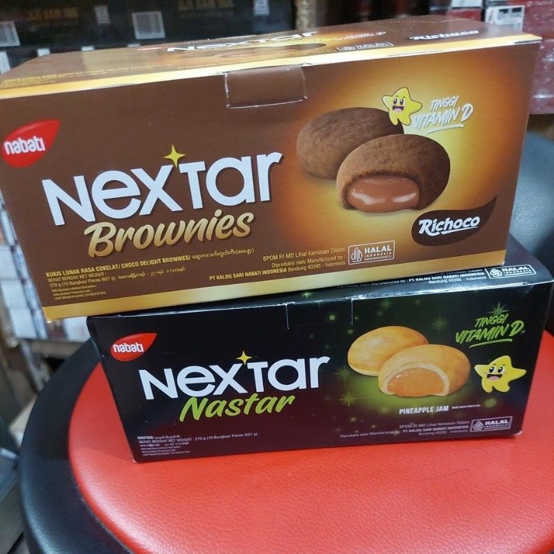 

Nextar Nabati 42g PAK isi 10 pcs - Nanas Brownies