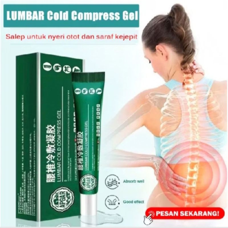 Lumbar cold compress gel