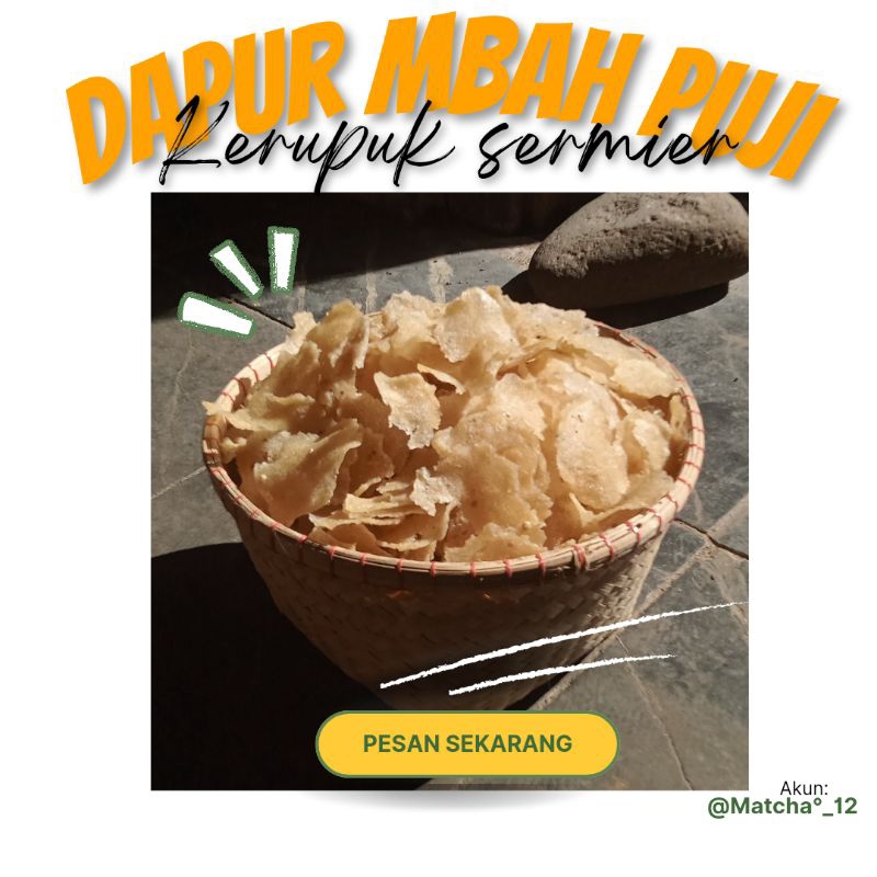 

Kerupuk Sermier Mentah
