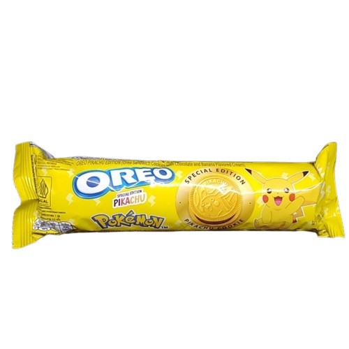 

BISKUIT OREO PIKACHU CREAM CHOCOLATE & BANANA 119GR