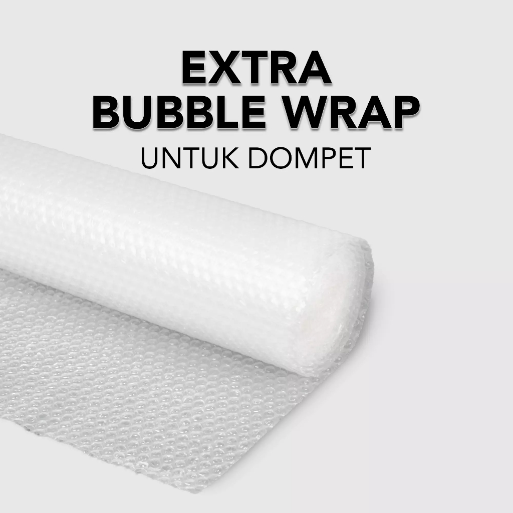 

Extra Bubble Wrap untuk perlindungan barang P=2m x L=25cm