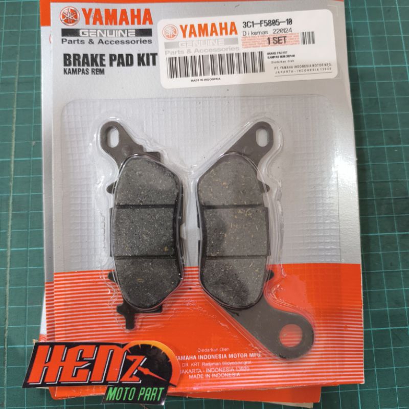 disk pad kampas rem depan yamaha jupiter z1 z mx
