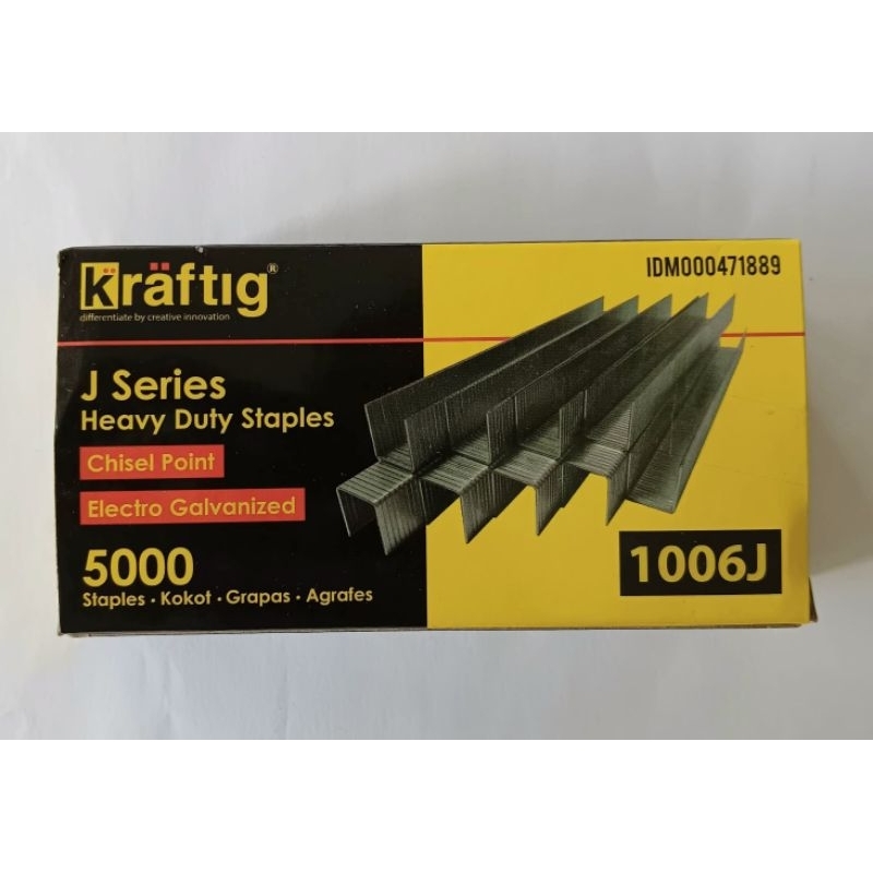 

Isi Staples Manual / Staples Tembak KRAFTIG 1016J > 1006J