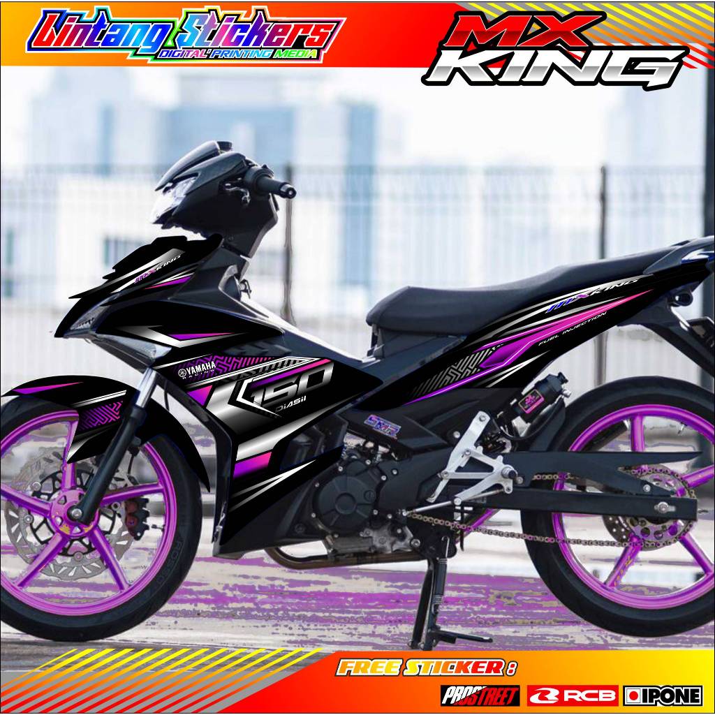STRIPING VARIASI YAMAHA MX KING / STICKER LIST VARIASI MOTOR YAMAHA MX KING