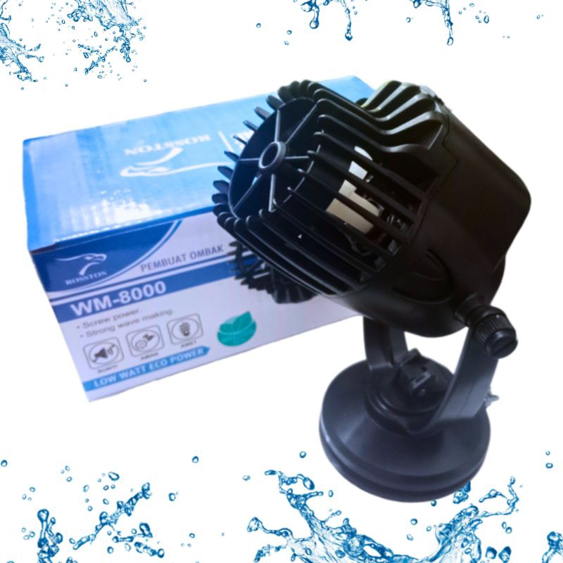 ROSSTON WM 8000 POMPA WAVE MAKER PEMBUAT OMBAK AIR AQUARIUM AQUASCAPE