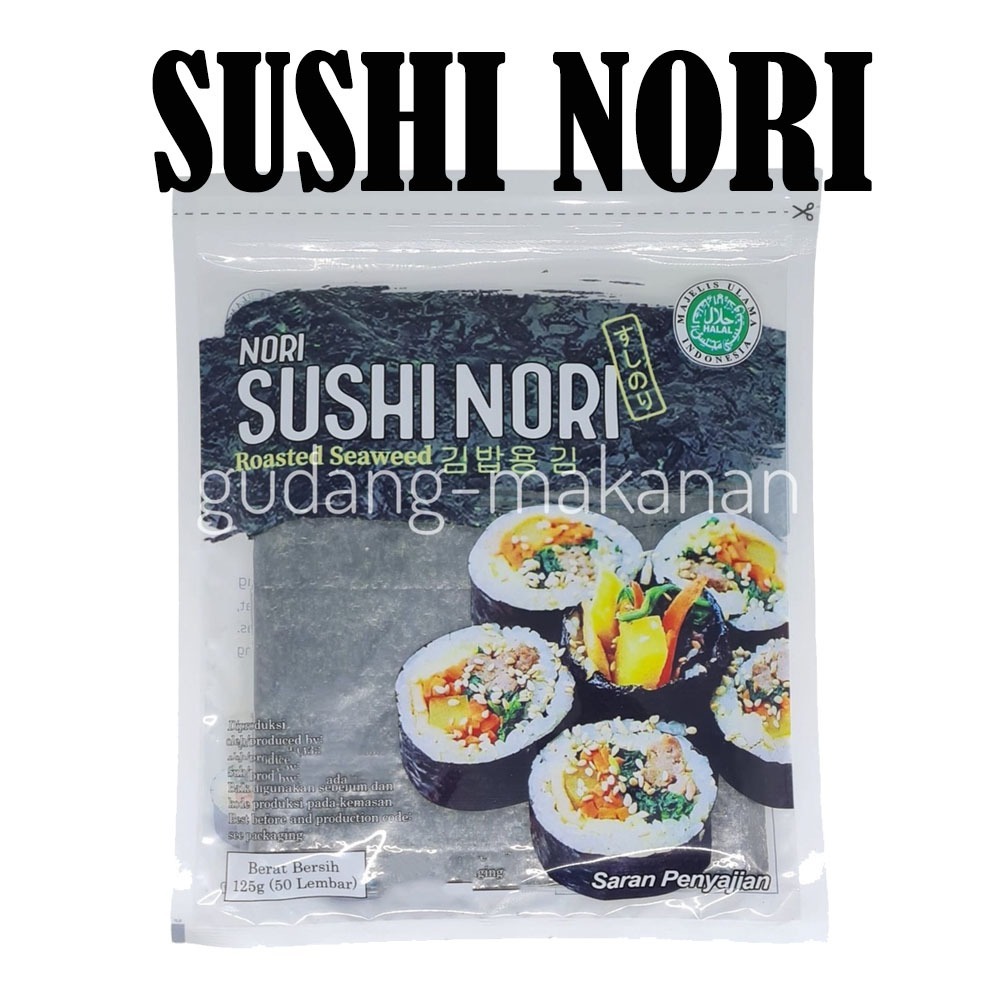 

SUSHI NORI ROASTED SEAWEED RUMPUT LAUT 25g