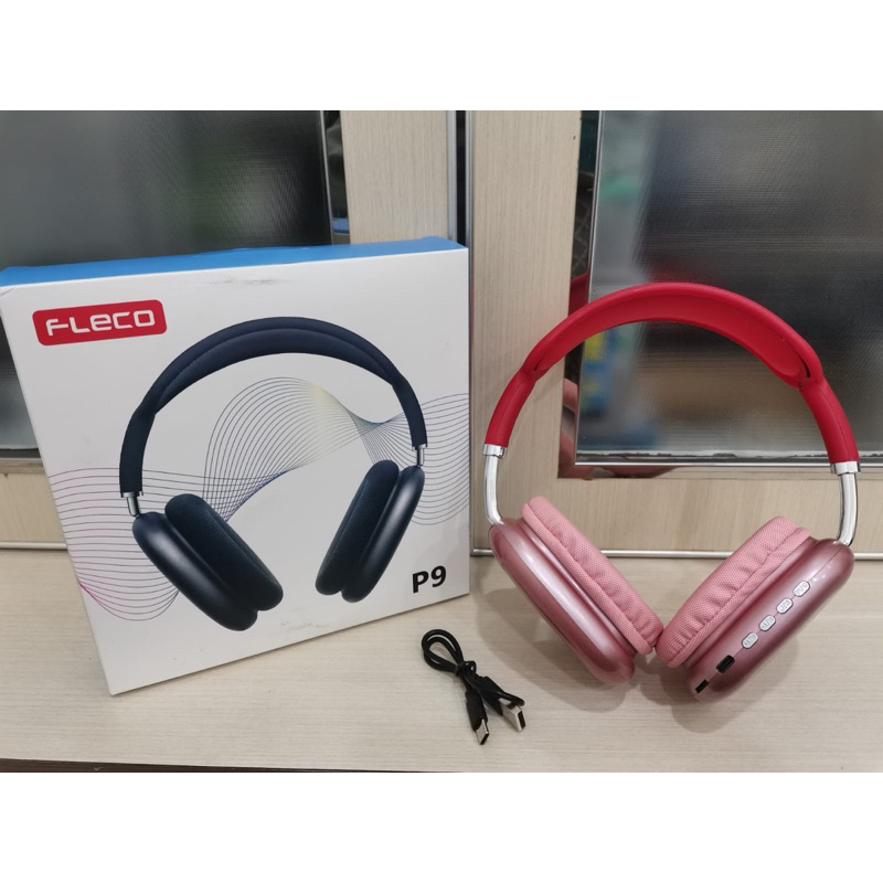 Fleco Bluetooth Headphone P9 Pro Max Macaron Wireless