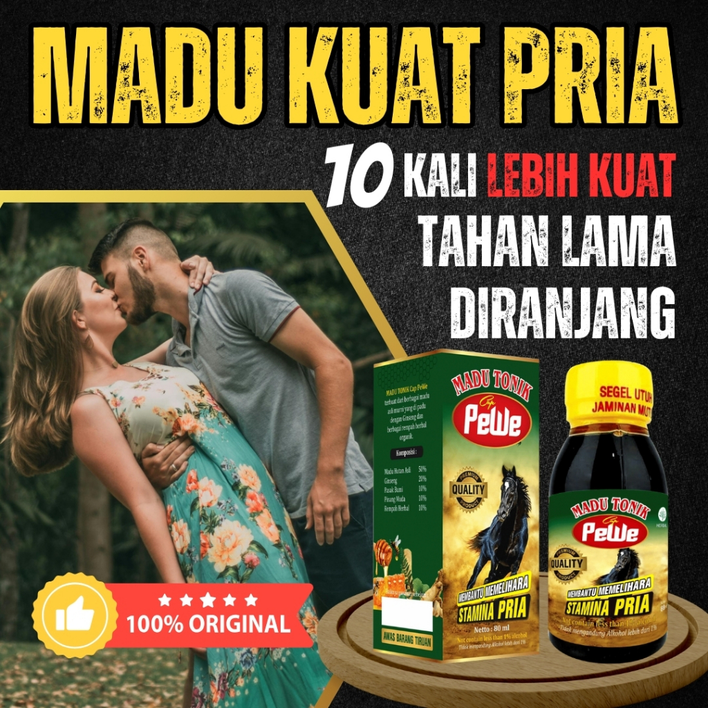 

Madu Tonik Pewe Asli Madukuat Meningkatkan Stamina Gairah Berhubungan Pria 10 Kali Kuat Tahan Lama