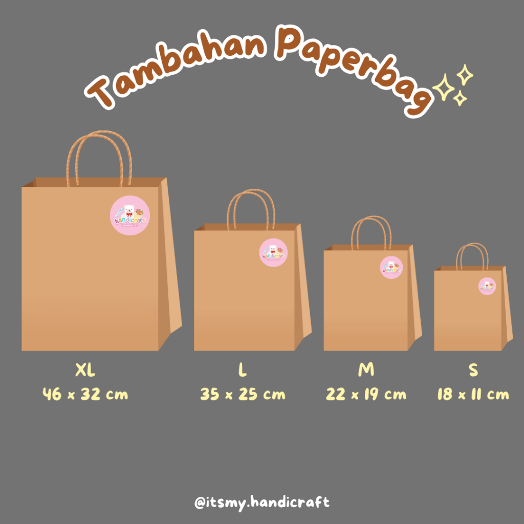 

TAMBAHAN PACKING PAPERBAG | PAPER BAG | PAPERBAG COKLAT