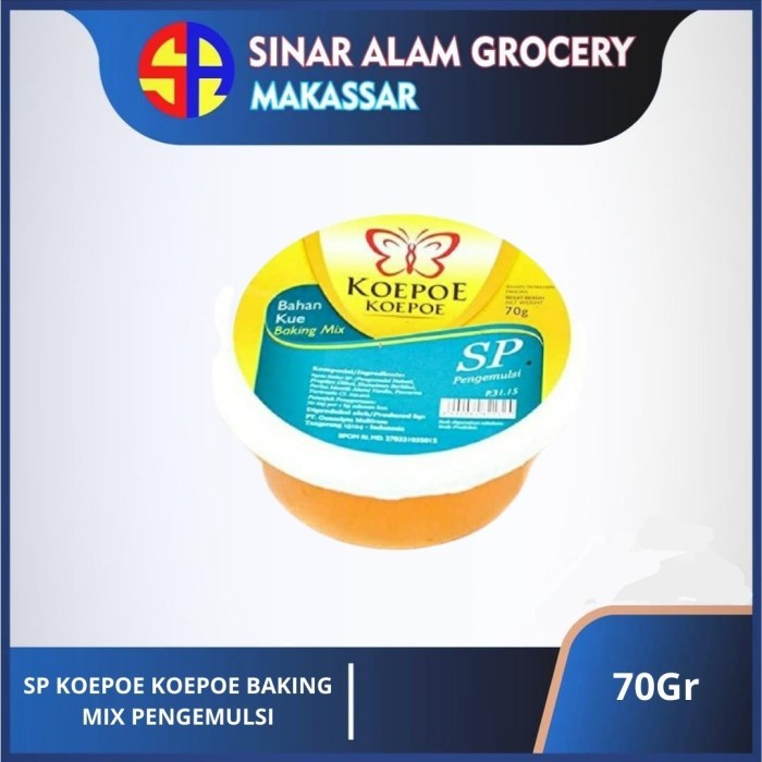 

SP KOEPOE KOEPOE 70 GR BAKING MIX PENGEMULSI