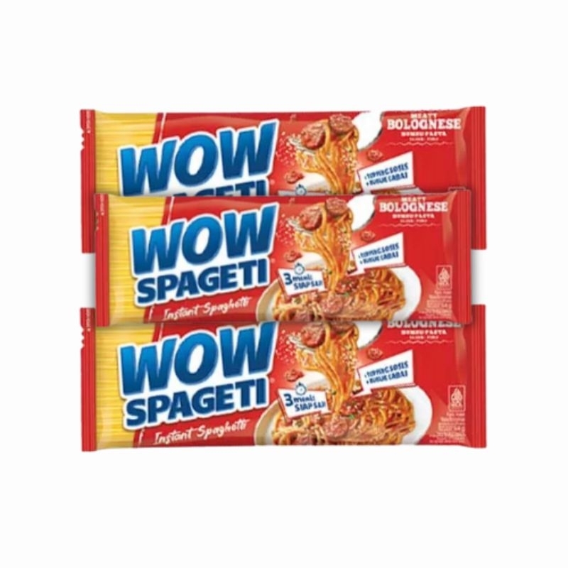 

WOW Spaghetti (Bolognese+Carbonara) Food Noodles