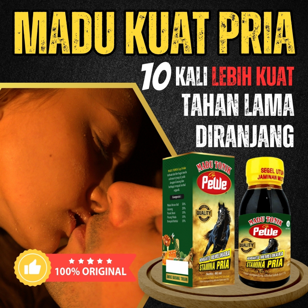 

Madu Tonik Pewe Asli Madukuat Solusi Kejantanan Pria Perkasa Kuat Tahan Lama Aman Tanpa Efek Samping