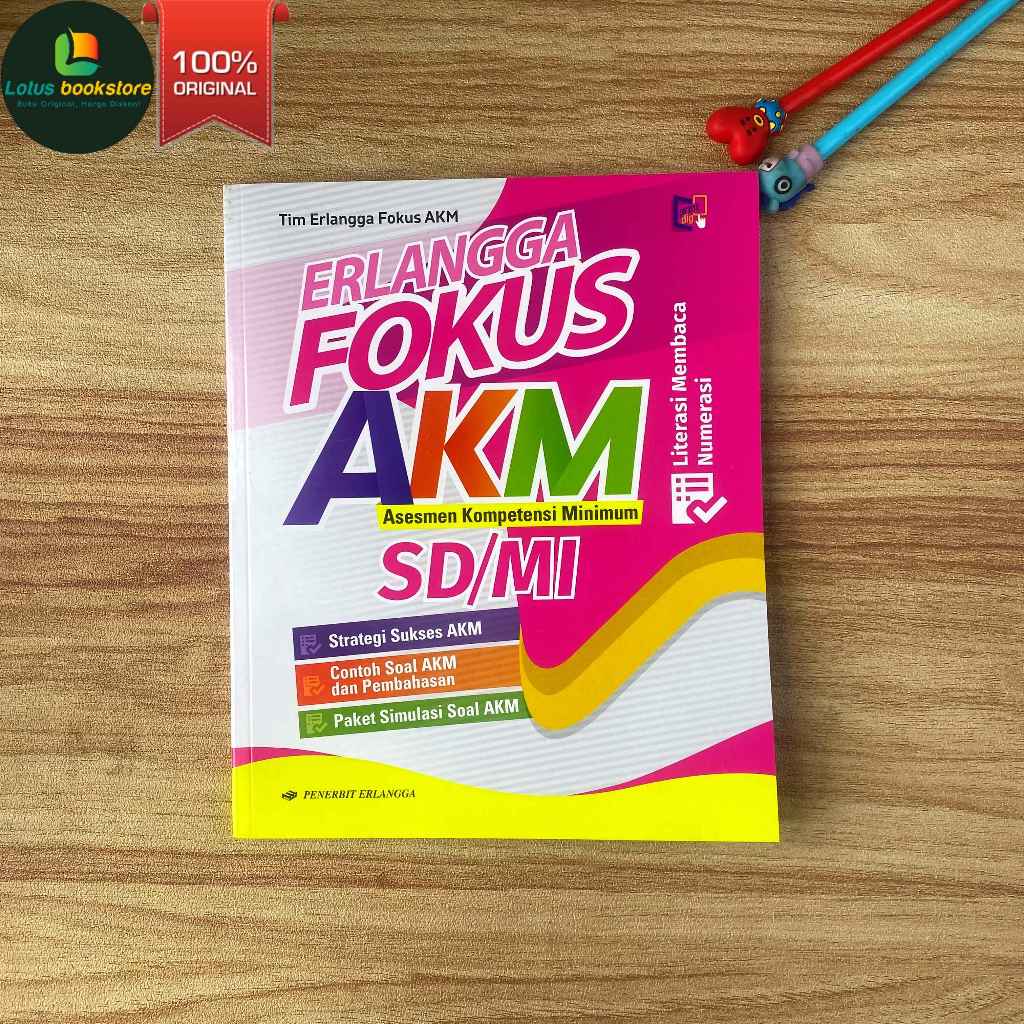 Erlangga Fokus AKM SD/MI - Buku Persiapan AKM 2021
