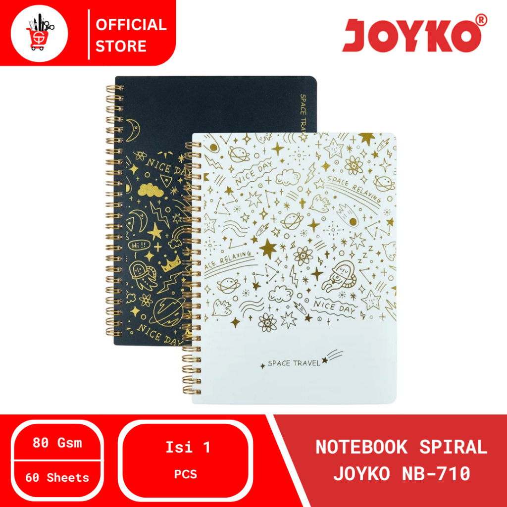 

Ruled Notebook | Buku Spiral Bergaris | Notebook Joyko NB-710 (1 PCS)