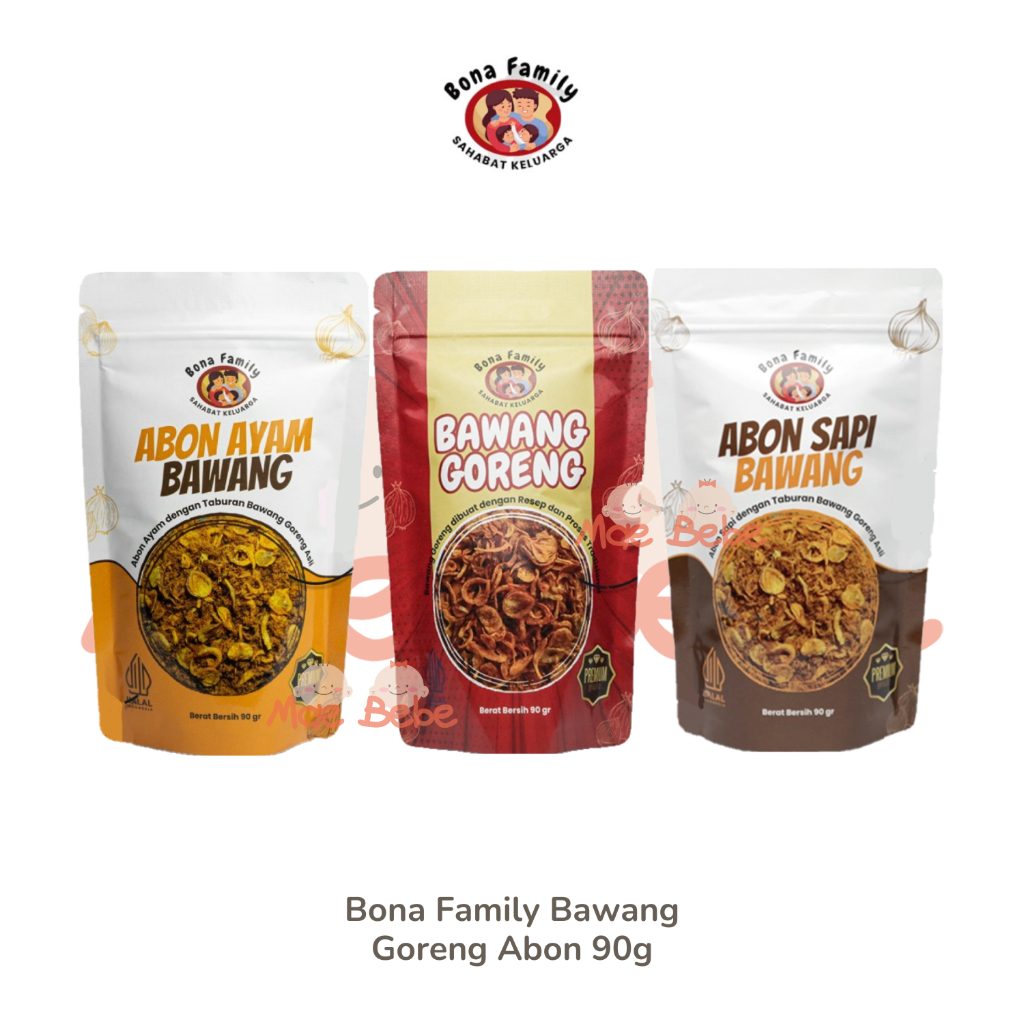 

[PROMO] Bona Family Bawang Goreng & Abon Bawang Tambahan Lauk MPASI Anak Dewasa 90g