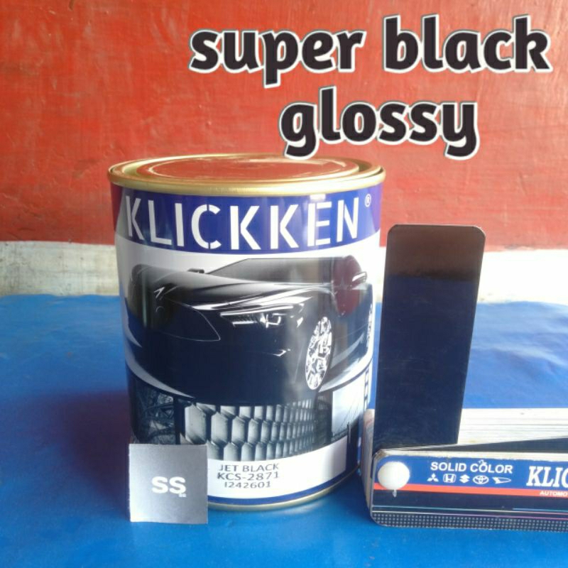 Klickken Jet Black KCS-2871cat Duco super hitam pekat
