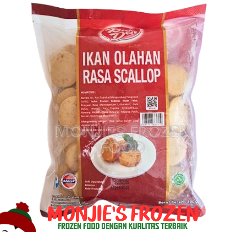 

PAKDEN SCALLOP 500gr - Pak den Ikan Olahan Rasa Scalop