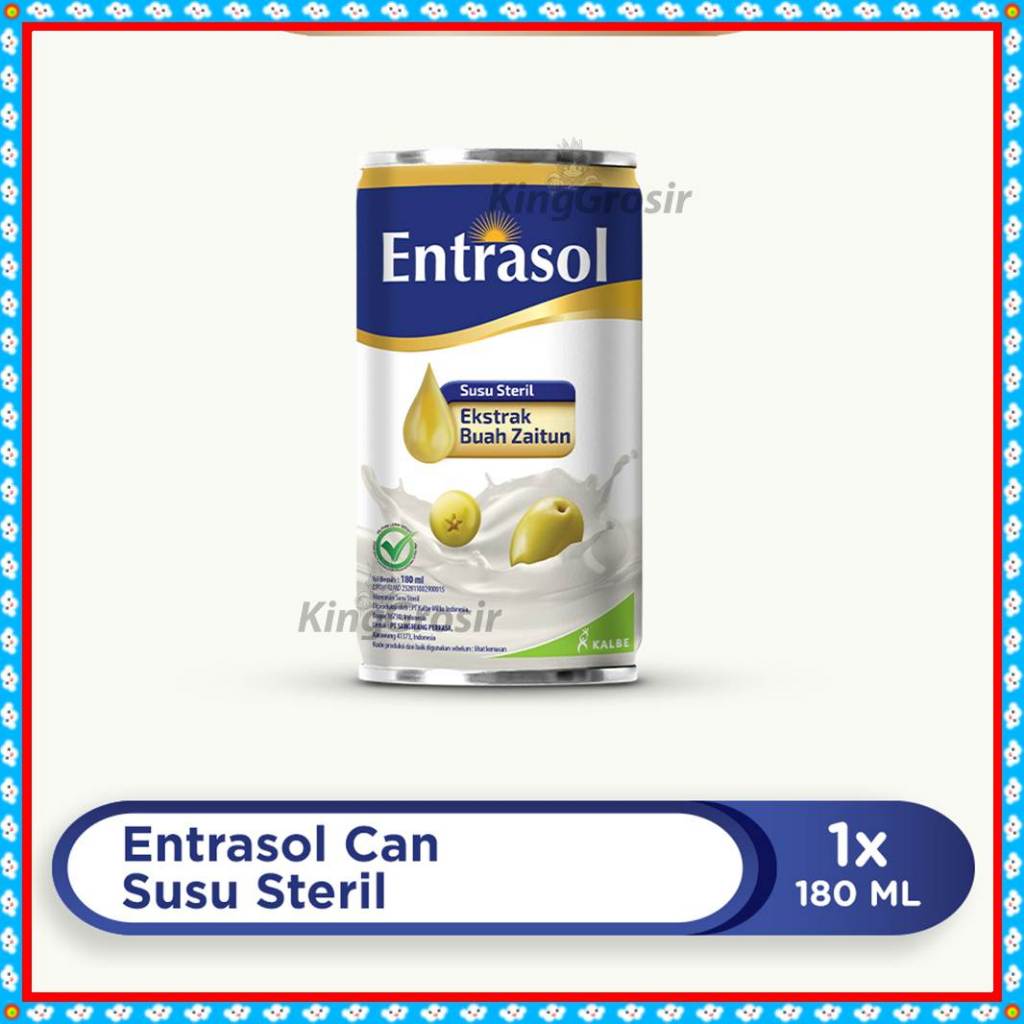 

Entrasol Can Susu Steril Plain 180ml Ektrak Buah Zaitun Susu Tinggi Kalsium Susu Entrasol Susu Steril Kaleng