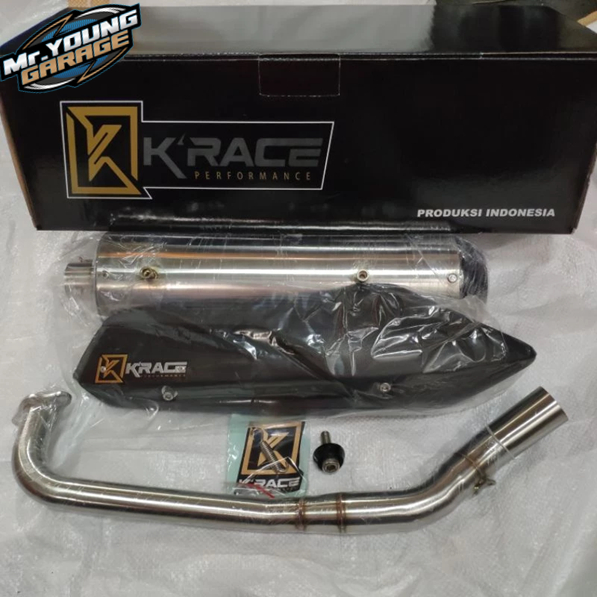 Knalpot K'race Standar racing /knalpot standar racing nmax old , nmax new Aerox , old , Vario 125 ,V