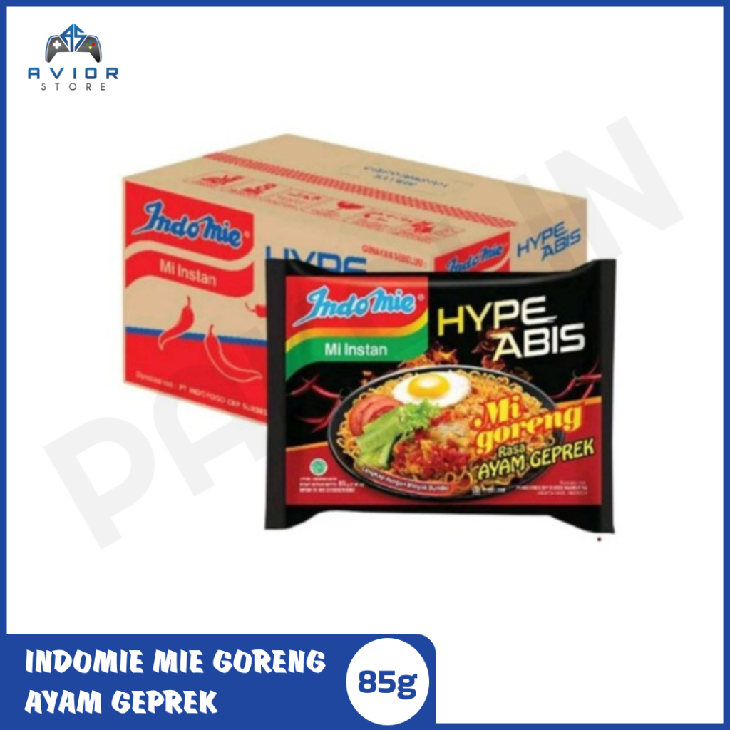 INDOMIE MIE GORENG AYAM GEPREK 85 GRAM 1 DUS