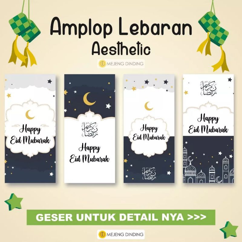 

AMPLOP LEBARAN AESTHETIC ISI 10 PCS / AMPLOP ANGPAO LEBARAN IDUL FITRI 2025 BESAR ISLAMI / EID MUBARAK / AMPLOP LEBARAN / AMPLOP IDUL FITRI GLOSSY TEBAL / EID ENVELOPE / AMPLOP ESTETIK 2025 / IDUL FITRI CUTE RUSTIC TERBARU / MARHABAN YA RAMADHAN