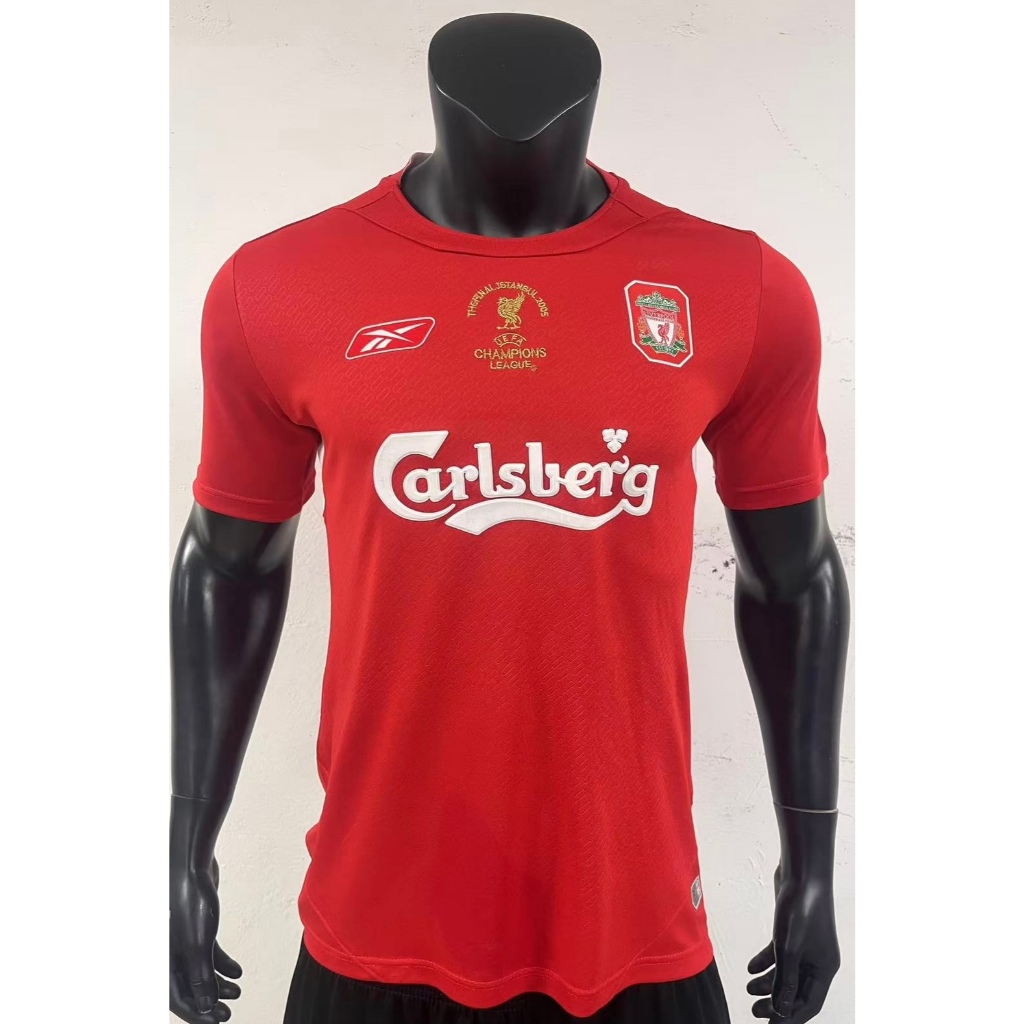BAJU BOLA JERSEY RETRO LIVERPOOL HOME 2005 JUARA LIGA CHAMPIONS 2005
