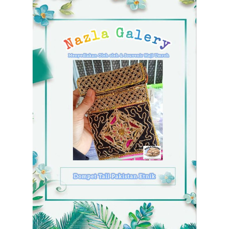 Dompet Pakistan Tas / dompet pouch pakistan / Oleh oleh haji umroh
