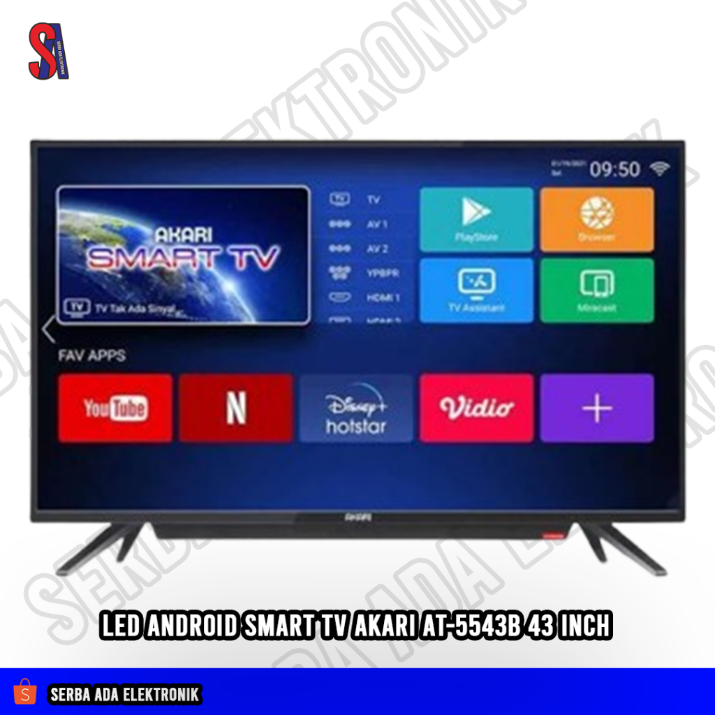 LED Android Smart TV Akari AT-5543B 43 Inch