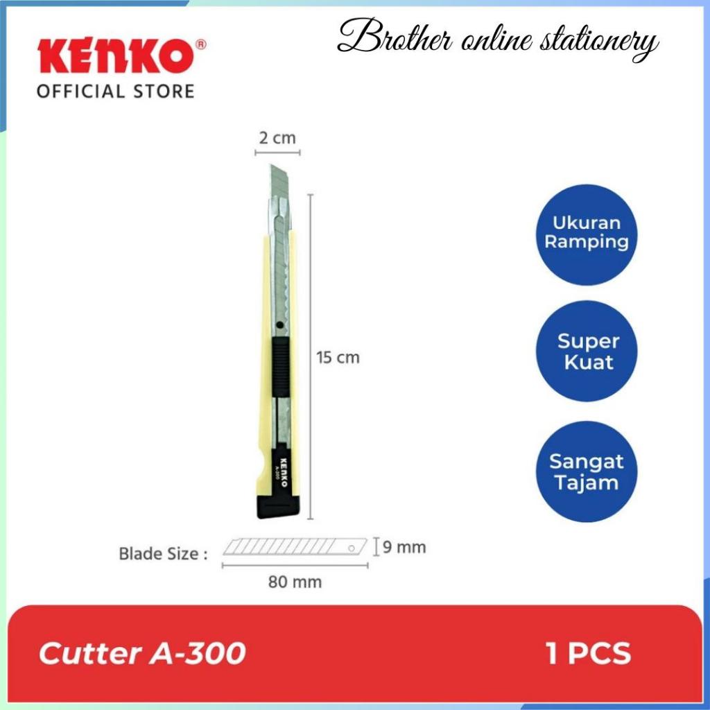 

BOS Kenko Cutter A-300/ Pisau Kertas/ Pemotong/ Silet/ Art/ Craft
