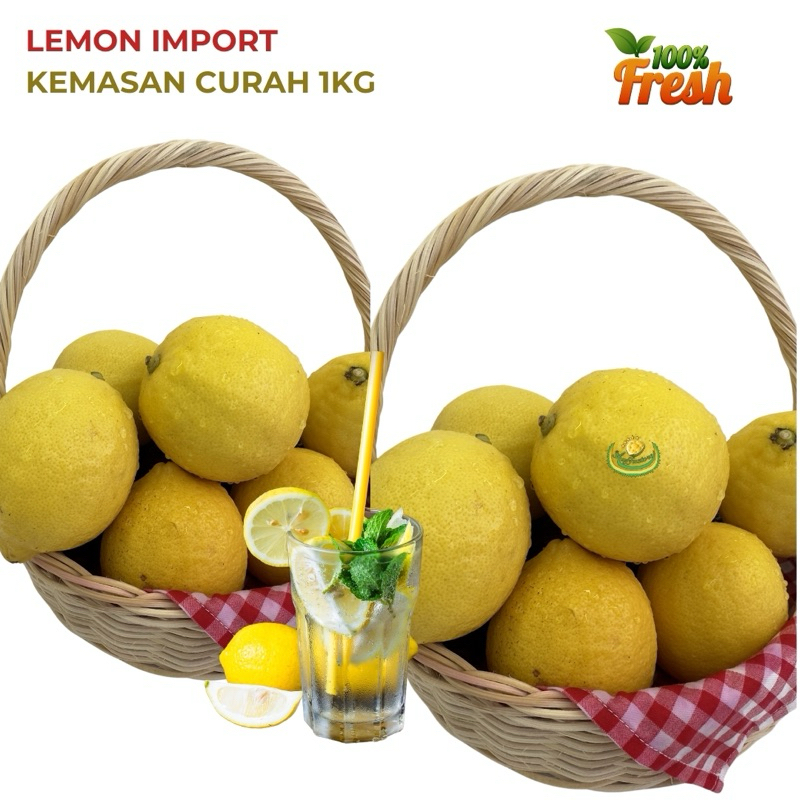 

Lemon import segar - & kemasan curah 1kg