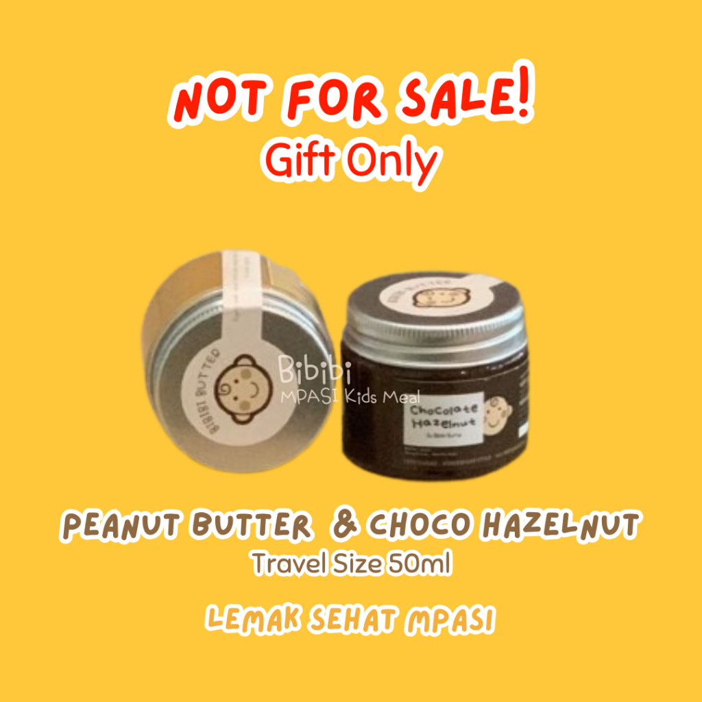 

Not For Sale - Peanut Butter Chocolate Hazelnut Selai MPASI Travel Size 50ml