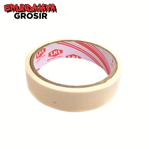 

ERLINDAJAYAGROSIR Masking Tape 1 Inch / Lakban Kertas 24 mm