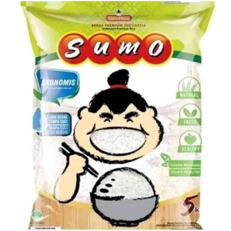 

RK01 Sumo Beras Premium Merah & Hijau 5Kg Bebas Pestisida
