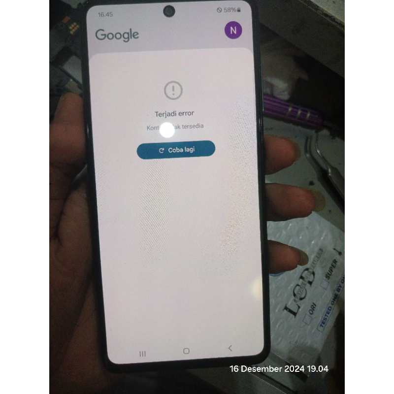 Lcd Samsung A52/A52S ori copotan minus